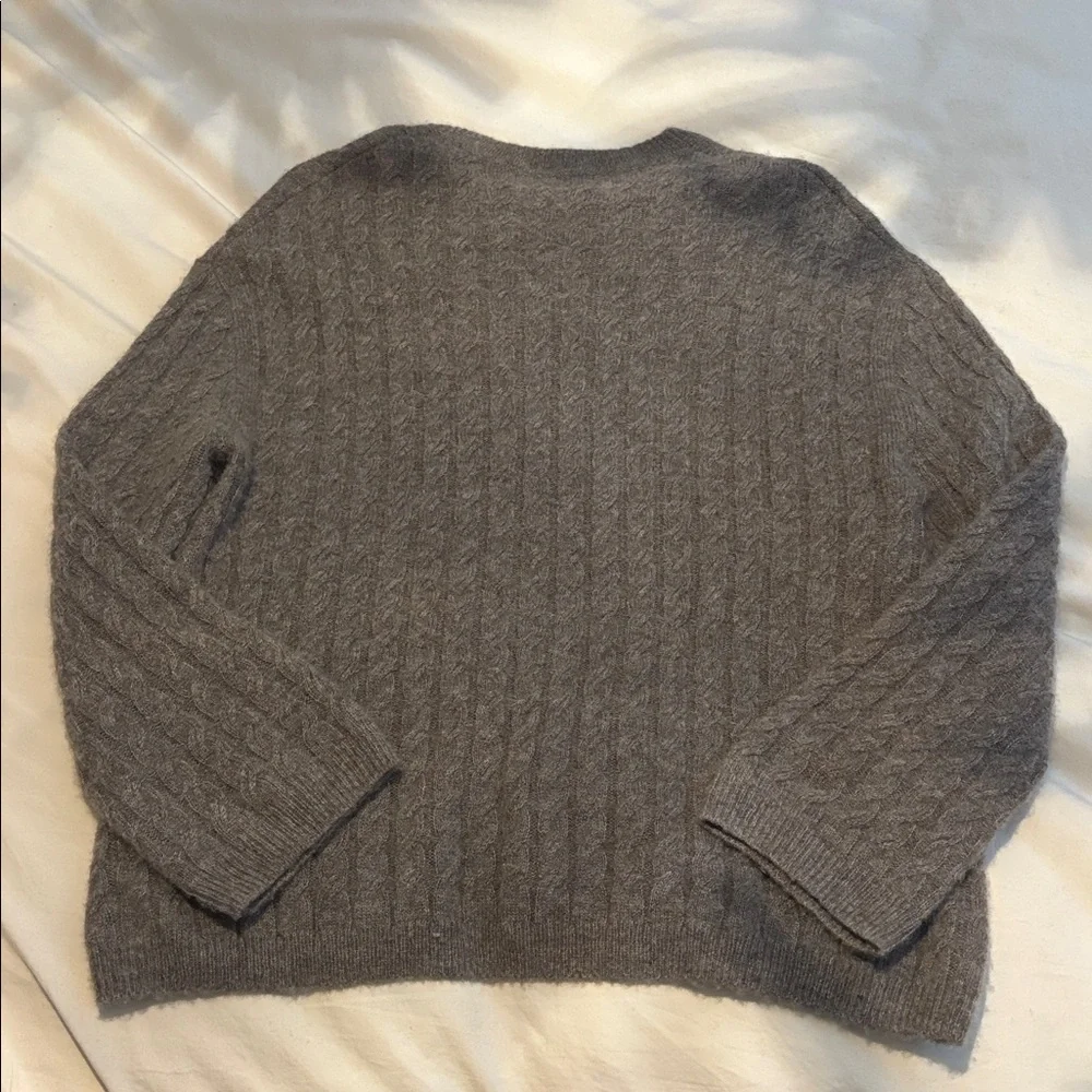 Meilleur Moment cable knit cashmere sweater - Picture 5 of 10